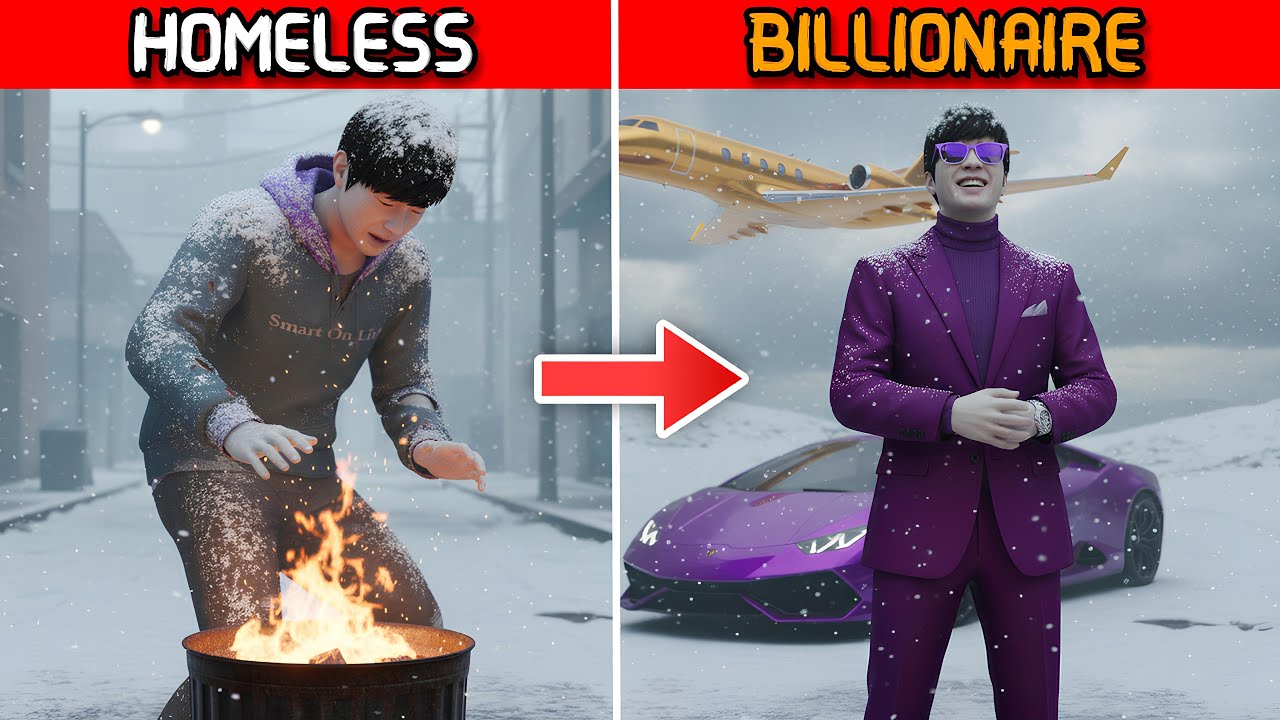 နှင်းမုန်တိုင်းကြားထဲ အိမ်ရာမဲ့ကနေ ဘီလျံနာသူဌေးကြီးဖြစ်ခဲ့တယ် |Homeless to Billionaire in Snow Storm