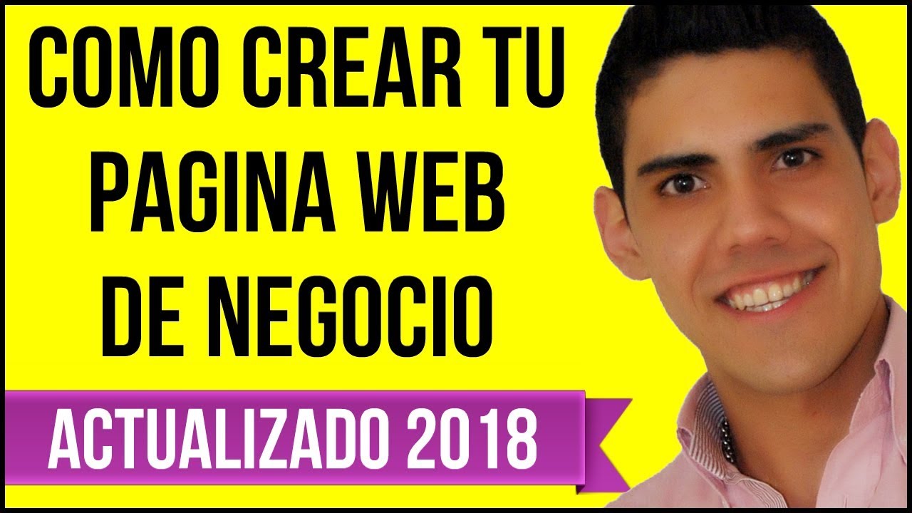Cómo Crear una Página Web Para Negocio - FACIL y Profesional - YouTube