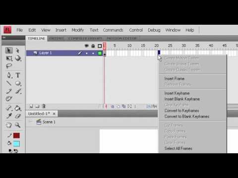 How to create motion tween