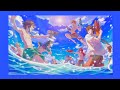 having a water gun fight at the beach with the genshin impact characters | a playlist