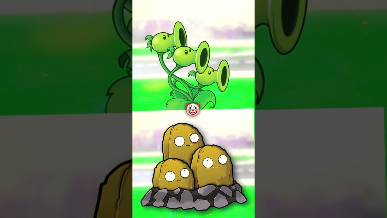 Peashooter & Wall-nut from 1 to 8 - [PVZ] 