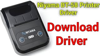 Niyama BT-58Printer Driver | Niyama BT-58 Wireless Bluetooth Thermal Mobile Receipt POS Printer 58mm