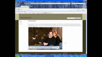 Steps 1-4 Google Sites Portfolio Assignment