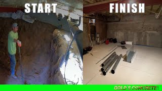 Tiny House Basement Digout  Start to Finish