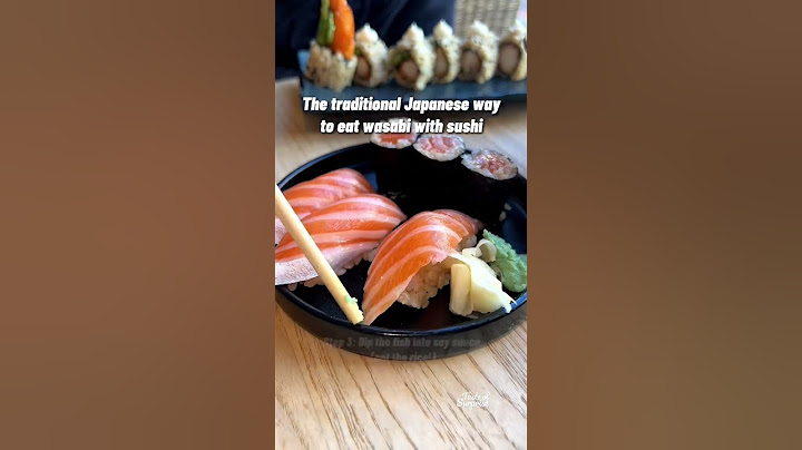Cara makan sushi dengan wasabi yang benar ft morinoya #sushi #wasabi #budayajepang #makananlondon #fyp