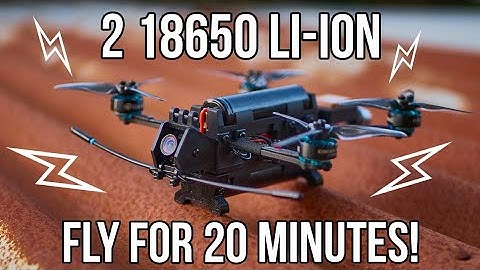 The Eachine NANO LR3 can fly for 20 minutes... But you need the right batteries!