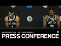 Darius Bazley and Day&#39;Ron Sharpe Press Conference | 2023 Brooklyn Nets Media Day