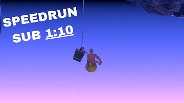 1:09.961 - Getting Over It Speedrun
