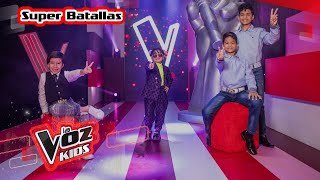 Diego, Sol y Sebas &amp; Alex cantan en las Súper Batallas | La Voz Kids Colombia 2022