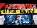 Playstation portal 206 update  huge performance boost