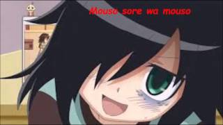 watamote ending - dou kangaete mo watashi wa wurukunai (tradução