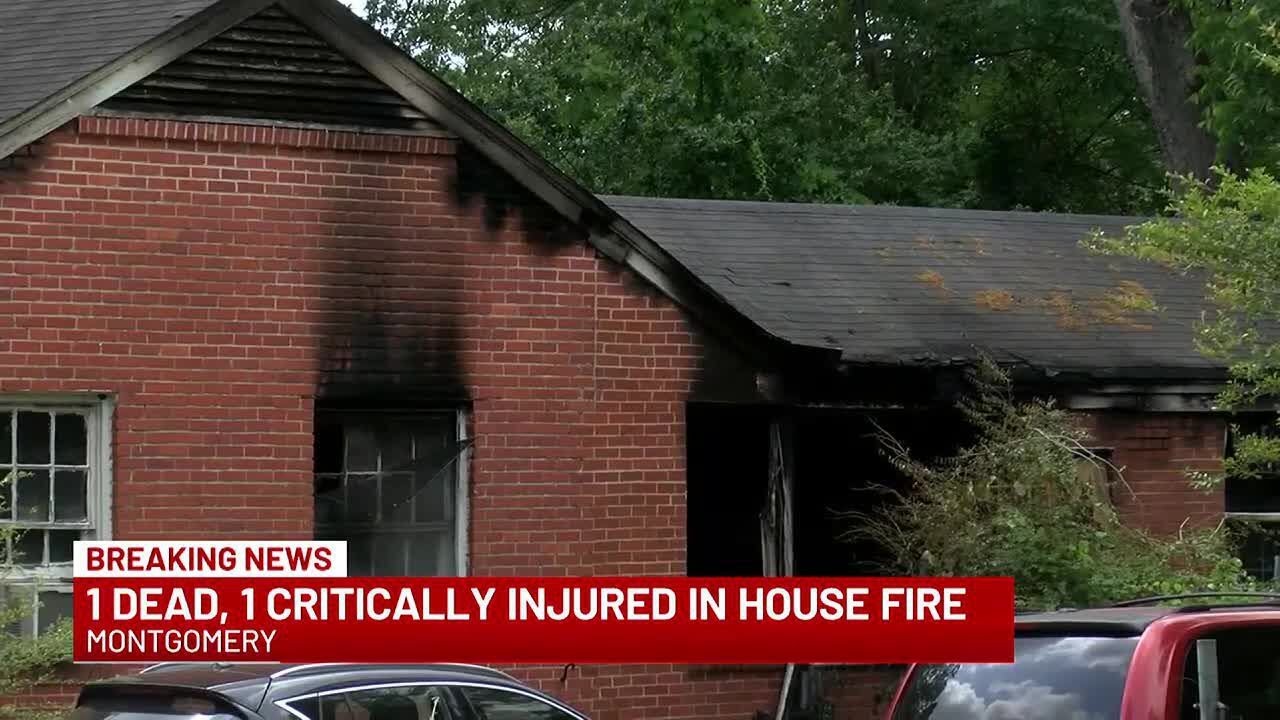 1 dead, 1 critically injured in Montgomery house fire - YouTube