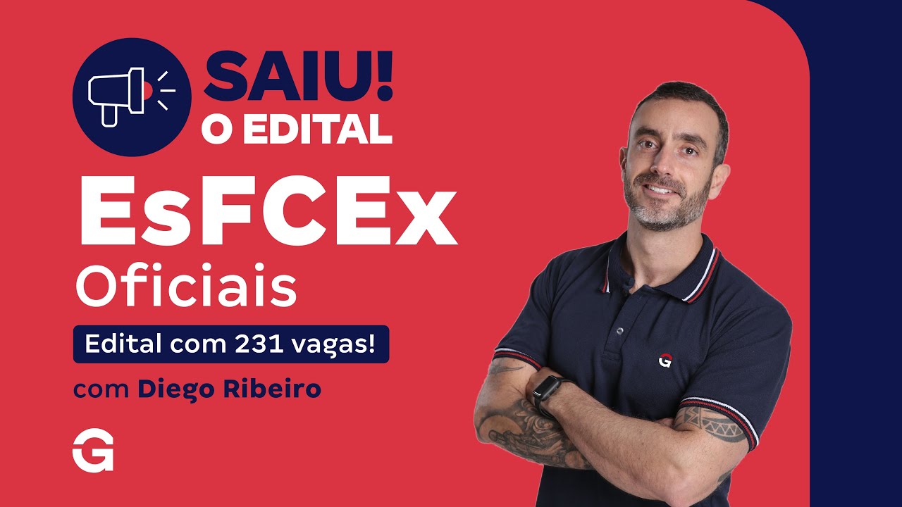 Concurso EsFCEx: Saiu o Edital com 231 vagas!