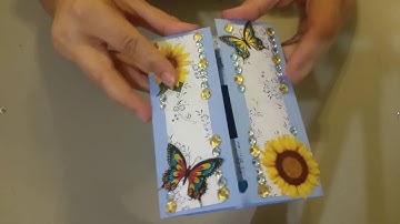 GATEFOLD SHUTTER "PEEKABOO" CARD