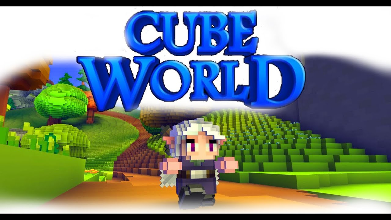 Cubeworld fun. Cube World. Cube World факел.
