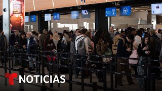 Trump promete enviar agentes de ICE a aeropuertos ante cierre parcial | Noticias Telemundo