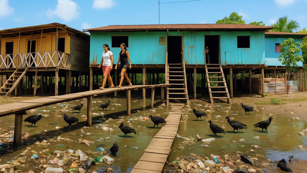 Así es la VIDA en los PUEBLOS rurales del AMAZONAS 🇵🇪 video real sin cortes