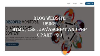 Blog Website ( Part - 9 ) | Connect Blogs and Comment with Database