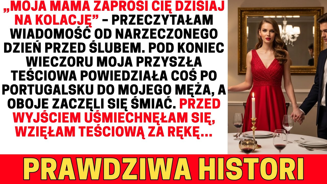 W WIGILIĘ NASZEGO ŚLUBU MÓJ NARZECZONY NAPISAŁ MI WIADOMOŚĆ: „MOJA MAMA CHCE, ŻEBYŚ…”