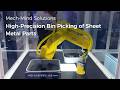 General-Purpose "Eye + Brain" for Robots: High-Precision Bin Picking of Sheet Metal Parts