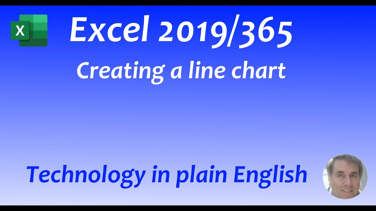 Excel 2019/365: Charts: Creating a Line Chart - YouTube