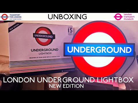 Mn Underground Lghtbox 5 nserts – London Tube LED Lght, Wall Decor Mn Underground Lghtbox 5 nserts – London Tube LED Lght, Wall Decor