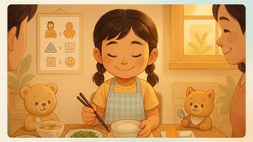 Học cách ứng xử lịch sự khi ăn uống | Kỹ năng cho trẻ từ 5 tuổi | Nedu Trẻ Em