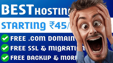 Cheap Web Hosting Free Domain Free Hosting New Best web hosting 2023 | ₹45/month Free .com Domain