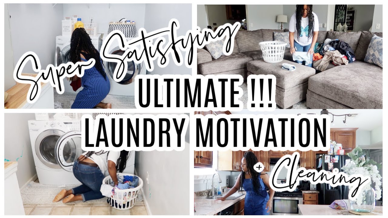ULTIMATE LAUNDRY MOTIVATION | DO LAUNDRY WITH ME | FOLD LAUNDRY WITH ME | CLEAN WITH ME