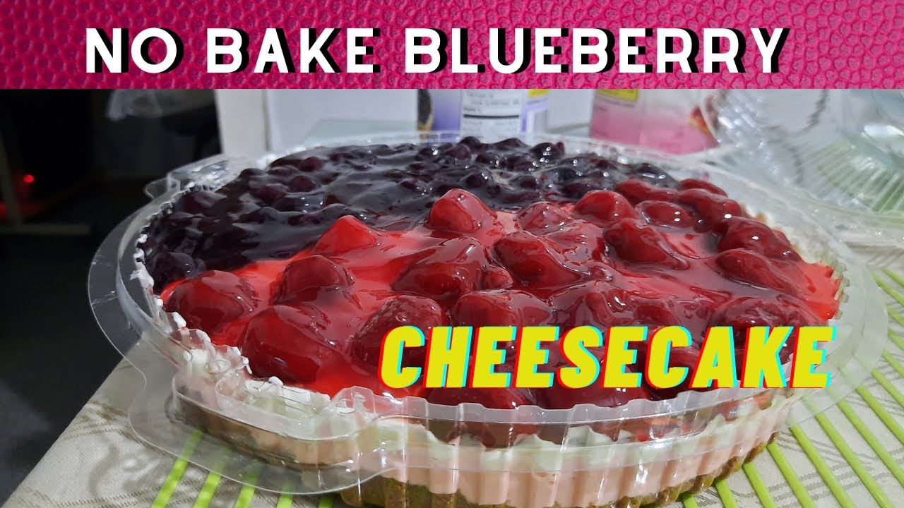 BLUEBERRY/STRAWBERRY COMBO CHEESECAKE NO BAKE BLUEBERRY RECIPE (LOW