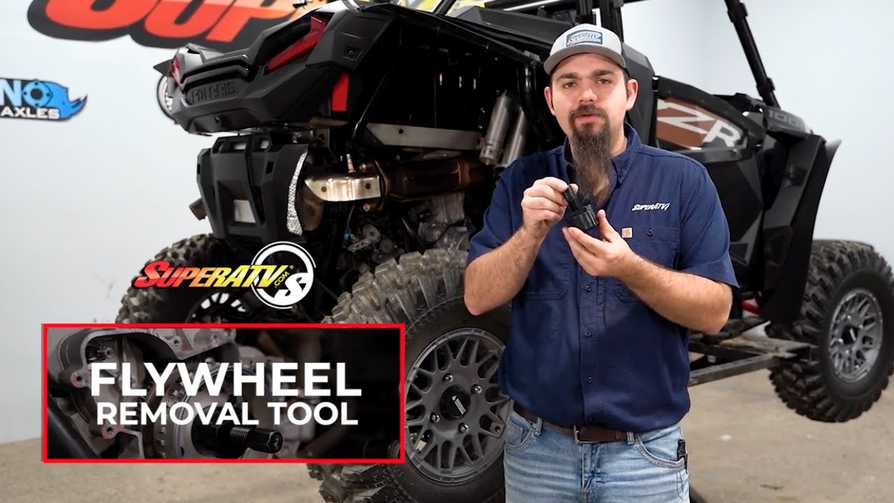 Polaris RZR Flywheel Removal using SuperATV's Flywheel Puller Tool