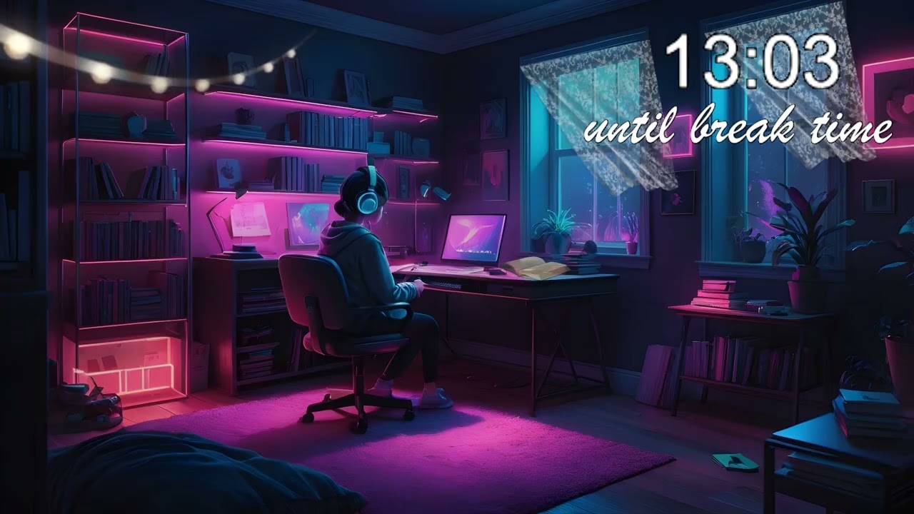 25/5 Pomodoro Timer - Calm, Piano Music for Studying and Work