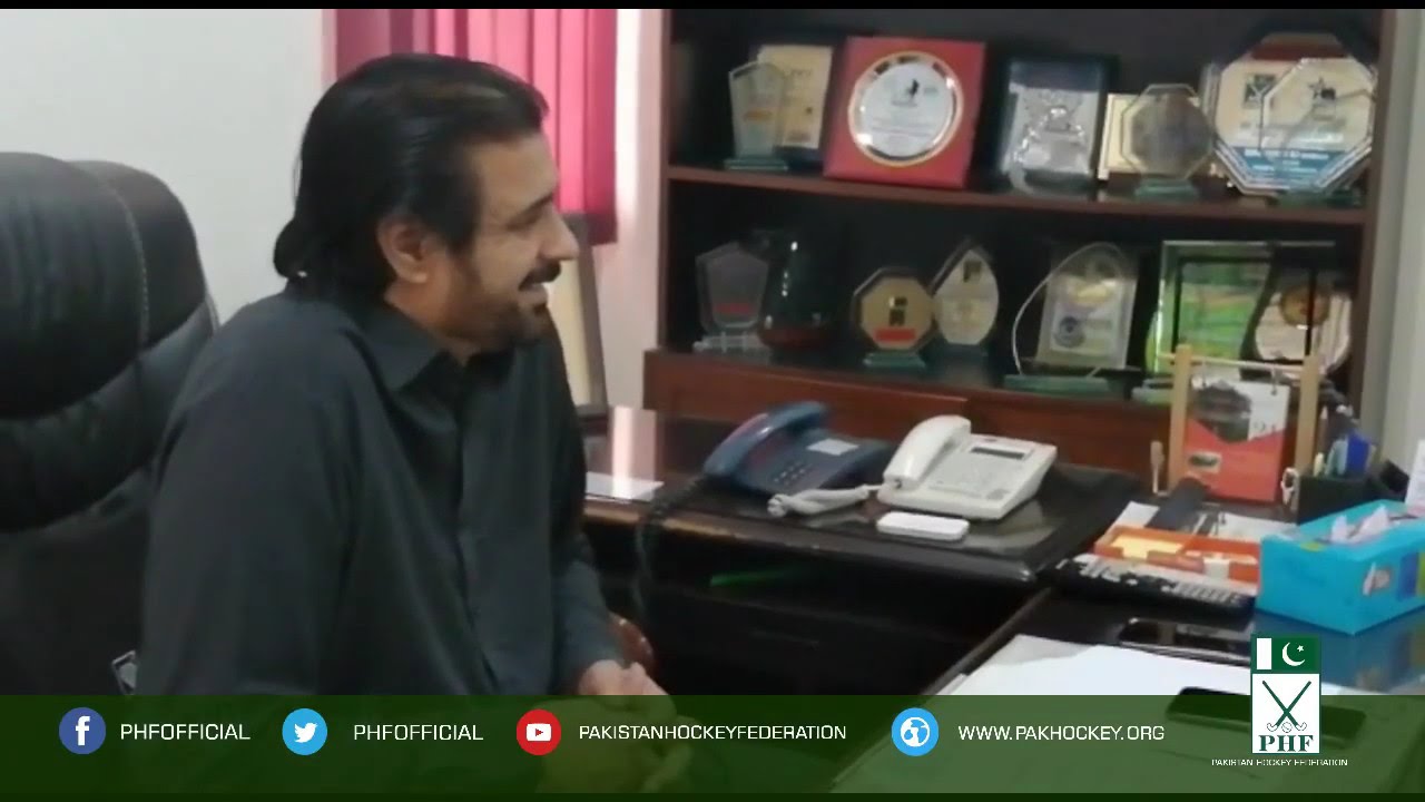 Manzoor Junior meet Secretary General PHF