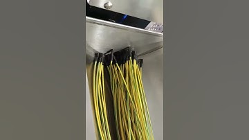 Fast Automatic wire cutting stripping and crimping machine with heating shrinking tube function