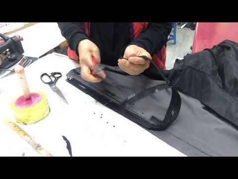 잠바 지퍼 이렇게도 해 봅시다 How to replace a zipper using double-sided tape