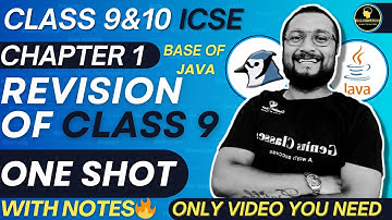 Revision of class 9 | Icse class 10 computer applications | chapter 1 session 2024-25 (restart)
