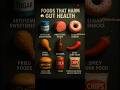 🍽️ Gut Damage Foods ⚠️#trending #ytshorts #shorts #shortsfeed #health #yt #facts #viral