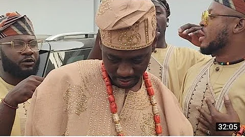 WATCH ARRIVAL LATEEF ADEDIMEJI EMBRACE AFRIMEK MEMBERS @ WASIU & ENIOLA'S WEDDING IN LAGOS