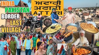 India Pakistan Border Last Village Attari | Punjabi Village Street Food | Amritsar Street Food