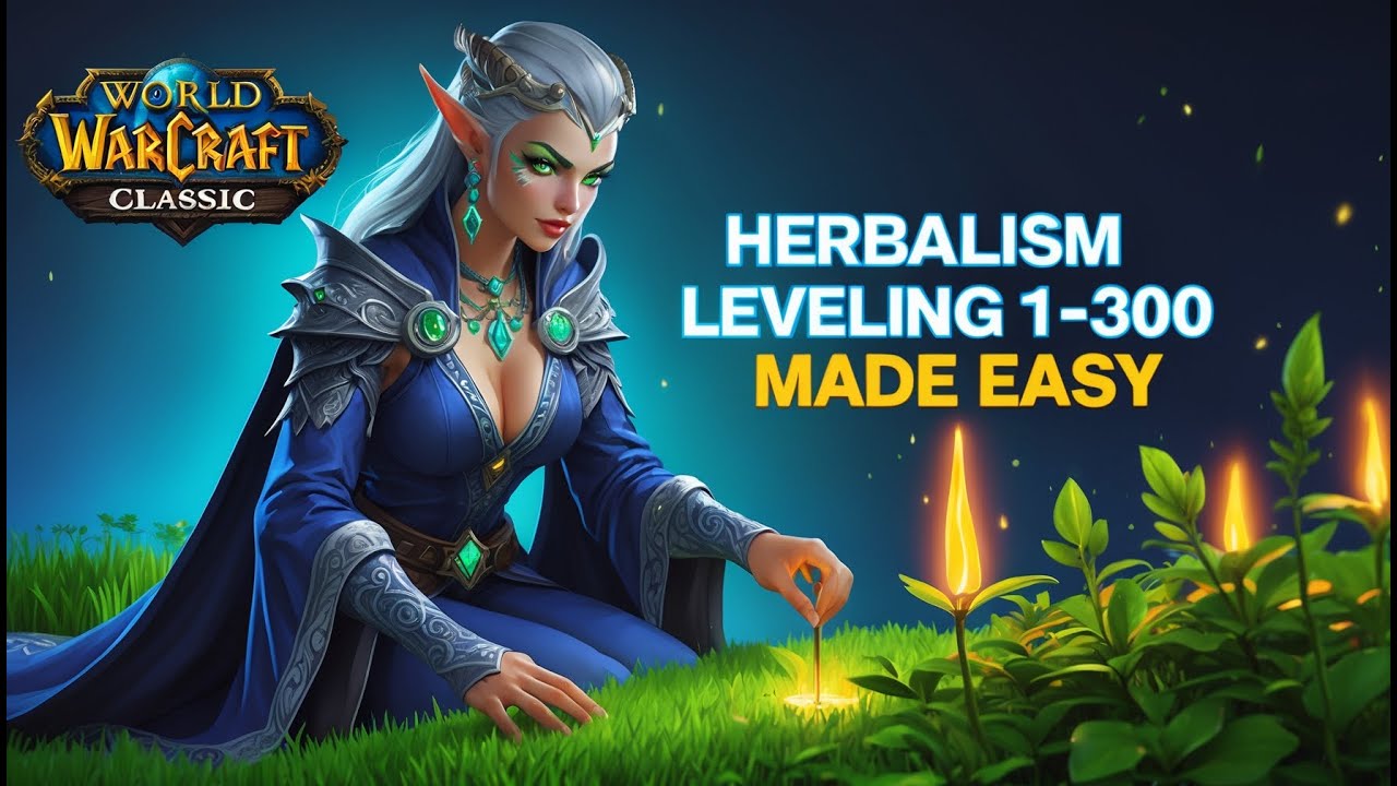 Leveling Herbalism 1 to 300 Made Easy Wow Classic Guide YouTube