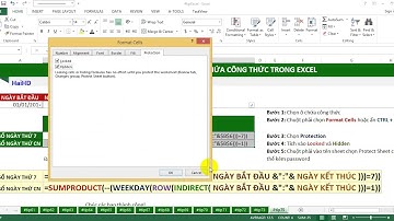 #Tip75: Hướng dẫn ẩn công thức trong ô và khóa ô chứa công thức trong Excel