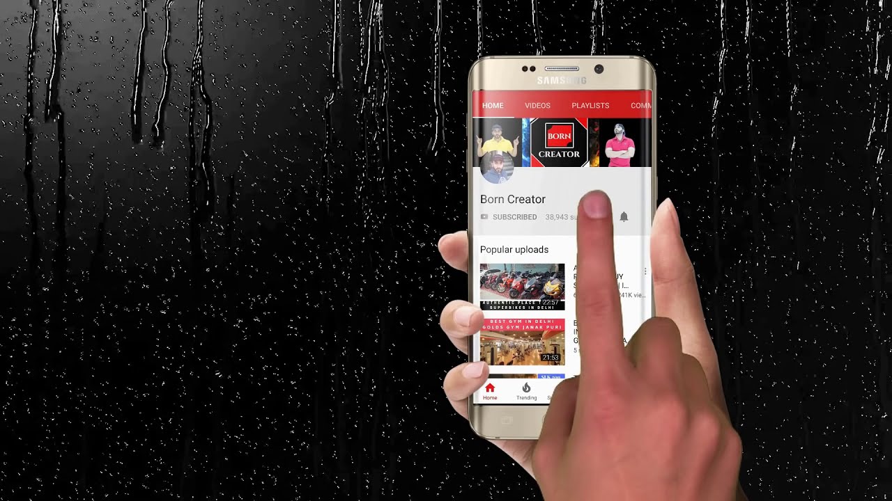 free Youtube Channel Intro 3d After effect | Born Creator