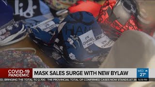 As mandatory mask rules come into effect in toronto, residents are
buying up stock. erica natividad speaks with local businesses about
their surging sales.
