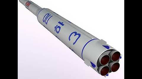 3D Model of Unha-3 Rocket Review