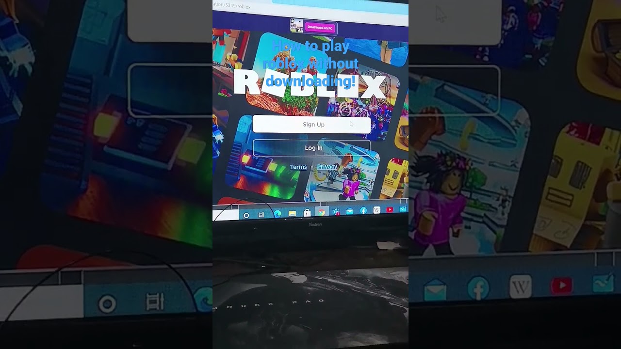 How to play Roblox without downloading it!!!!! (read description). 