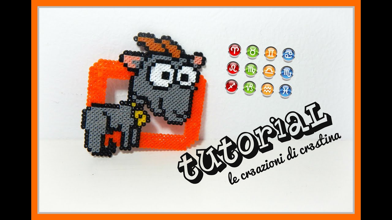Tutorial Segno Zodiacale del Capricorno con Hama Beads - Star Signs/Zodiac Series