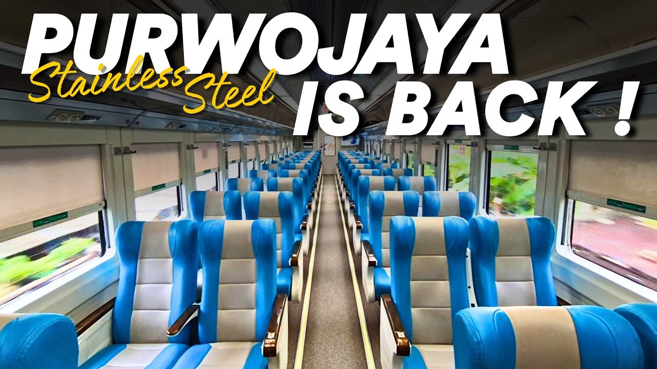 COMEBACK ARMADA TERNYAMAN KA PURWOJAYA STAINLESS STEEL‼️ Naik Kereta Eksekutif Pagi Cilacap Jakarta