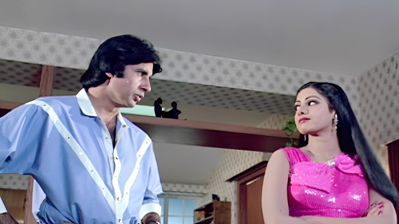 मैं नरमी से बात कर रही हूँ तुम गरमी दिखा रहे हो | श्रीदेवी-अमिताभ रोमांटिक सीन | INQUILAAB | Scene