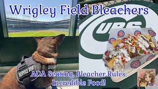 Bleachers at Wrigley Field | ADA Seating Section | Bleacher Rules and Incredible Food!