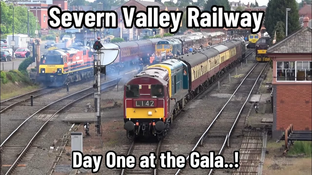 Day One Madness at SVR Diesel Gala – Wall to Wall Locos!
